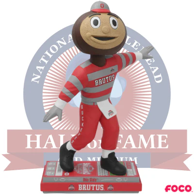 18 Inch Brutus Buckeye Ohio State Buckeyes 2024 Football National Champions Mascot Bobblehead