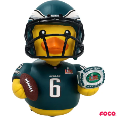 Philadelphia Eagles Super Bowl LIX Champions Bobble Duck Mini Bobbleheads - Image 3
