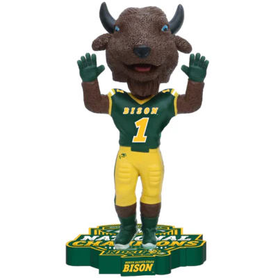 Thundar North Dakota State Bison Mascot 2024 FCS Football National Champions Bobbleheads - Image 2