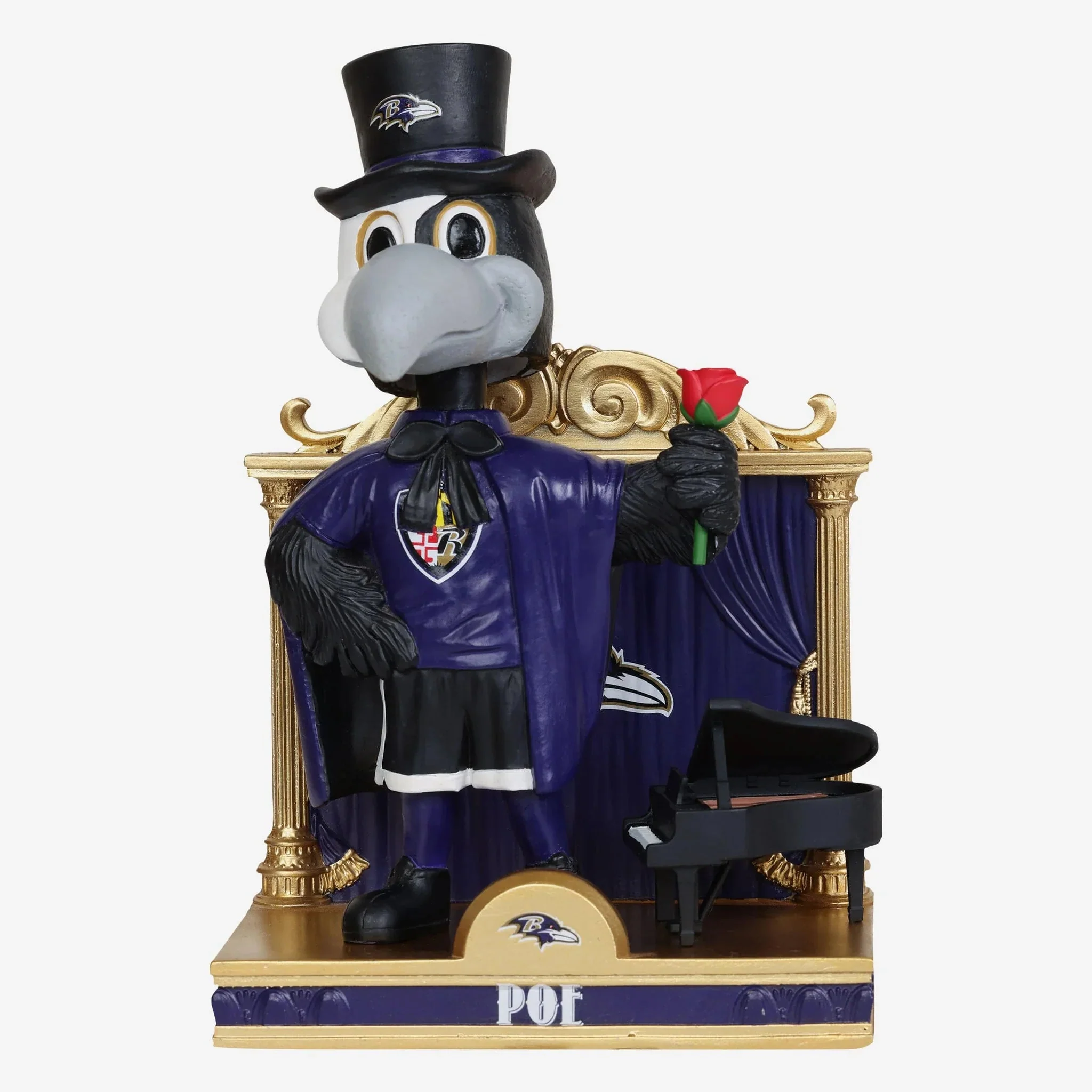 Poe Baltimore Ravens Halloween Mascot NFL Football Bobblehead