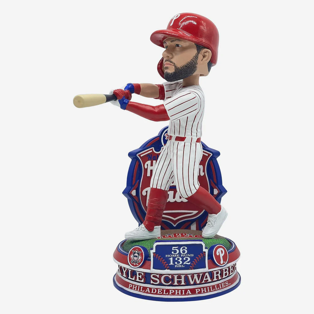 Kyle Schwarber Philadelphia Phillies 2025 National League Home Run & RBI Leader MLB Baseball Bobblehead
